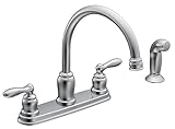 Moen CA87888 High-Arc Kitchen Faucet from the Caldwell Collection, Chrome [並行輸入品]