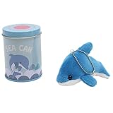 テイクオフ ぬいぐるみ SEA缶 イルカ ブルー