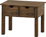 引出し付きミニテーブル [W33 x D22 x H26.5cm] 天然木（杉）　積層合板　水性ラッカー塗装