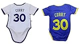 Isportギフトステフィン・カリーバスケットボールジャージーベビー乳児幼児用ワンジーロンパース2パックHome & Away Jerseyデザインバンドル