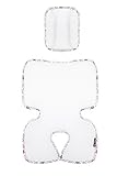 to:tots 3D-Mesh Seat Liner for Convertible Car Seat & Stroller (Owl/Pink) by to:tots