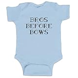 Bros前Bows Funny Baby Boyボディスーツ幼児 カラー: ブルー