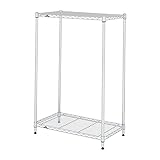 ドウシシャ メタルラック本体 脚部変更:ナイロンキャスター仕様(ストッパー有)/+3.5cm 段数:2 スチールラック、メタルラック、オーダーラック ST50300000090BBNV-2 4台入