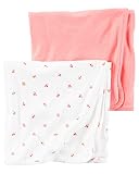カーターズ Carter's おくるみ ブランケット 2枚組 2-Pack Babysoft Swaddle Blankets フリーサイズ & モスリン ウォッシュタオル付き