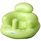 【バスチェア】【ベビーケア】やわらかい素材でソフトな肌触り 空気でふくらますだけで使える 赤ちゃん用 沐浴 バスチェア
