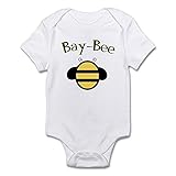 CafePress – bay-beeベビーBumblebee幼児ボディスーツ – Cute幼児ボディスーツベビーロンパース カラー: ホワイト