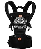 11MONO 赤ちゃん用 抱っこ紐 ベビーキャリー ポルバン好きに 3色 M322F (ブラック)