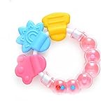 Baby Massage Soothe Teething Teeth Molar Teether Toys for Infant Teether Toy ( Pink ) [並行輸入品]