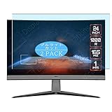 2枚 VacFun ブルーライトカット フィルム ， MSI MAG ARTYMIS 242C 23.6インチ 向けの ブルーライトカットフィルム 保護フィルム 液晶保護フィルム（非 ガラスフィルム 強化ガラス ガラス ケース カバー ） 改善版