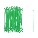 Dovewill 全6色　100本入りセット　 プラスチックケーブル　ナイロン結束バンド　1.9x150mm - グリーン