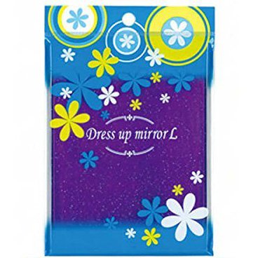 100均 折りたたみミラー|セイワ・プロ|JAN:4982790181625—大きめで見やすい・持ち歩きやすい手鏡・化粧直しに便利