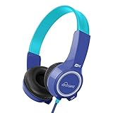MEE audio KidJamz KJ25 Safe Listening Headphones for Kids with Volume-Limiting Technology (Blue) [並行