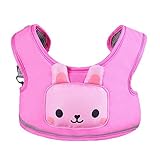 Kris&Ken 3-in-1 Toddler Cartoon Animal Walking Safety Harness Toddler Reins Leash (Pink) by Kris&Ken