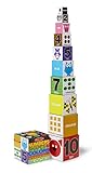 Melissa & Doug's Nesting Blocks - Numbers, Shapes, Colors