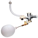 三栄水栓 【ボールタップ 手洗い付便器用】 水位調節式ボールタップ 連結ホース付き 取付部ネジサイズPJ1/2 V46-13X-13