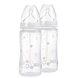 NUK First Choice 300ml Bottle Silicone Teat - 2 Pack