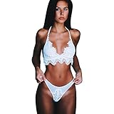 レディース ブラジャー セクシー ランジェリーセット オープンカップ ブラセット 過激 YOKINO 女性 下着 可愛い セクシー ランジェリー (S, ホワイト)