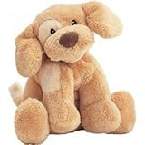 Spunky Puppy Baby Rattle Brown by Baby Gund