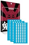 【ジャンボPACK】鬼エイム マウスソール 汎用 丸型 円型 6mm 180個入り 万能 ユニバーサル ゲーミングマウス ゲーム用 ワイヤレス プロ仕様 (White, PTFE)
