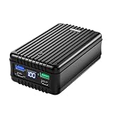 Zendure Supertankモバイルバッテリー 100WPD急速充電 27000mAh 四つポート（2 Type-C/2 USB） 四台同時充電【PSE認証済/蓄電LCD残量表示/低電流モード搭載/最大5A出力】 スマホ充電器 モバイルＰＣ充電器 旅行/出張/緊急用 防災グッズ オールタイプＣデバイス＆iPhone/iPad/Android各種対応、ブラック