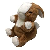 キュート販売 ぬいぐるみ ハンドパペット ぬいぐるみタイプ PVうさぎ 座り ブラウン J0080