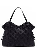 TORY BURCH (トリーバーチ) MARION QUILTED SLOUCHY BABY BAG マザーズバッグ ベビーバッグ 黒 Black 22159519 [並行輸入品]