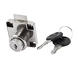 uxcell 引き出しのロック　ハードウェア　メタル　セキュリティ　ワードローブ　メールボックス　キャビネット　引き出し