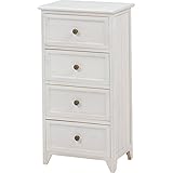 家具 便利 おしゃれ チェスト（アンティークホワイト） 101362400