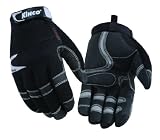Kinco 2041 KincoPro Unlined General Medium Duty Synthetic Leather Glove with Black Back, Work, Large
