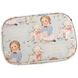 オイルクロスポーチ daily pouch /ペーパードールメイト/コスメポーチ＆マルチポーチ (ブルー（Alice）)