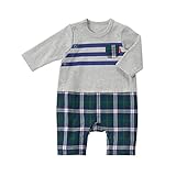 ミキハウス ホットビスケッツ (MIKIHOUSE HOT BISCUITS) カバーオール 71-1201-264 70cm グレー