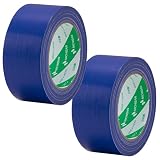 ニチバン 布粘着テープ No.121N 50mm×25m 2巻 青 121N4-502P