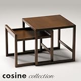 コサインコレクション/nagahara/Nest Table/ネストテーブル/ウォルナット/TA-08CW
