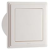 杉田エース プッシュ式 角型レジスター QR150L80WG ホワイトグレー