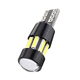 2pcs t10 501 194 W5 w 7020 LED 10 SMD車ウェッジサイドライト電球ランプホワイト12 V