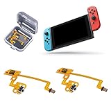 Godrii 交換部品 NS Switch Joy-Con対応 Switchコントローラー対応 任天堂 修理用部品 Lキーボタン フレック スケーブル 2個セット