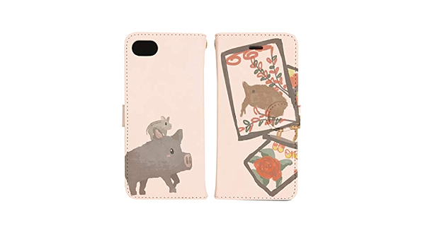 Amazon Co Jp Iphone7 Iphone8 Iphonese アイフォン7 アイフォン8 アイフォンse 第2世代 手帳型 スマホケース クリエイター作品 池上幸輝 いのしし と イノシシ 干支 亥年 猪 家電 カメラ