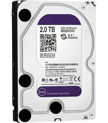 Amazon | Western Digital パープル 2TB HDD OEM - WD20PURX