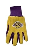 NBA Los Angeles Lakers Two-Tone Gloves, Yellow/Purple [並行輸入品]