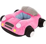CXYP　ベビーソファー　ソフトチェア　車　ふわふわ　カワイイ　お座り練習チェア　安定感　キッズソファー　ベビー家具　　男女兼用　４ヶ月～3歳　70*50cm (ピンク)