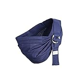 Cuby ベビースリング 抱っこひも 多種多様な色 新生児０-２４ヶ月 (ダックブルー)