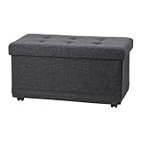 不二貿易 フォールディングスツール ベルク 幅76cm グレー 85754