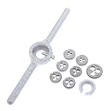 Flameer タップレンチ　ダイセット　9個セット　金属　メトリック　バータイプ　作業用　お買い得