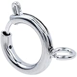 (アップフェル®)[1個] サージカルステンレス 引き輪 12mm [ 銀 シルバー ] パーツ 金属アレルギー対応