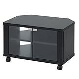 山善(YAMAZEN) テレビスタンド キャスター付き 幅60 ブラック CSTV-600C(BK)