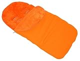 UNIVERSAL FOOTMUFF Baby Cosy Toes Fit All Pushchair Buggy Car Seat PLAIN COLOUR _ORANGE by Footmuff