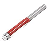 uxcell　ルータービット　カーペンター　ダブルフルート　円形シャンク　ストレートカーバー　6.35mmx7.9mm