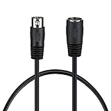 BATIGE 5 Pin DIN Male to DIN Female MIDI Cable DIN 5pin Male to Female Extension Cable Wire Cord (10