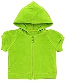 アンナニコラ パイル 半袖パーカー 100cm グリーン A-34 B88 日本製