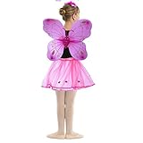 Fairy Costume | Hot Pink Magic Fairy Princess Set | Halloween Costume Accessory | Dazzling Toys Hot 